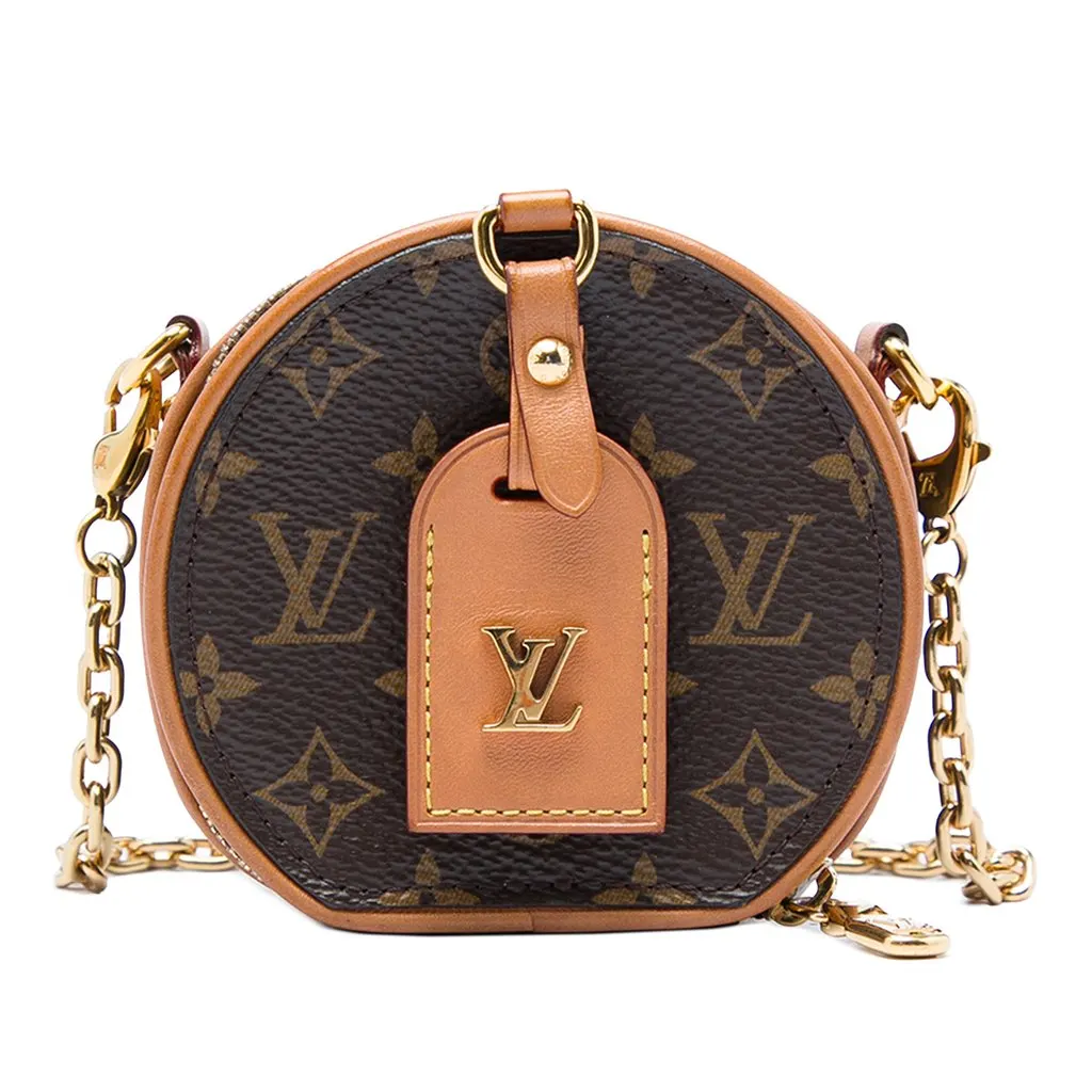 Louis Vuitton مونوغرام ميني Boite Chapeau قلادة حقيبة