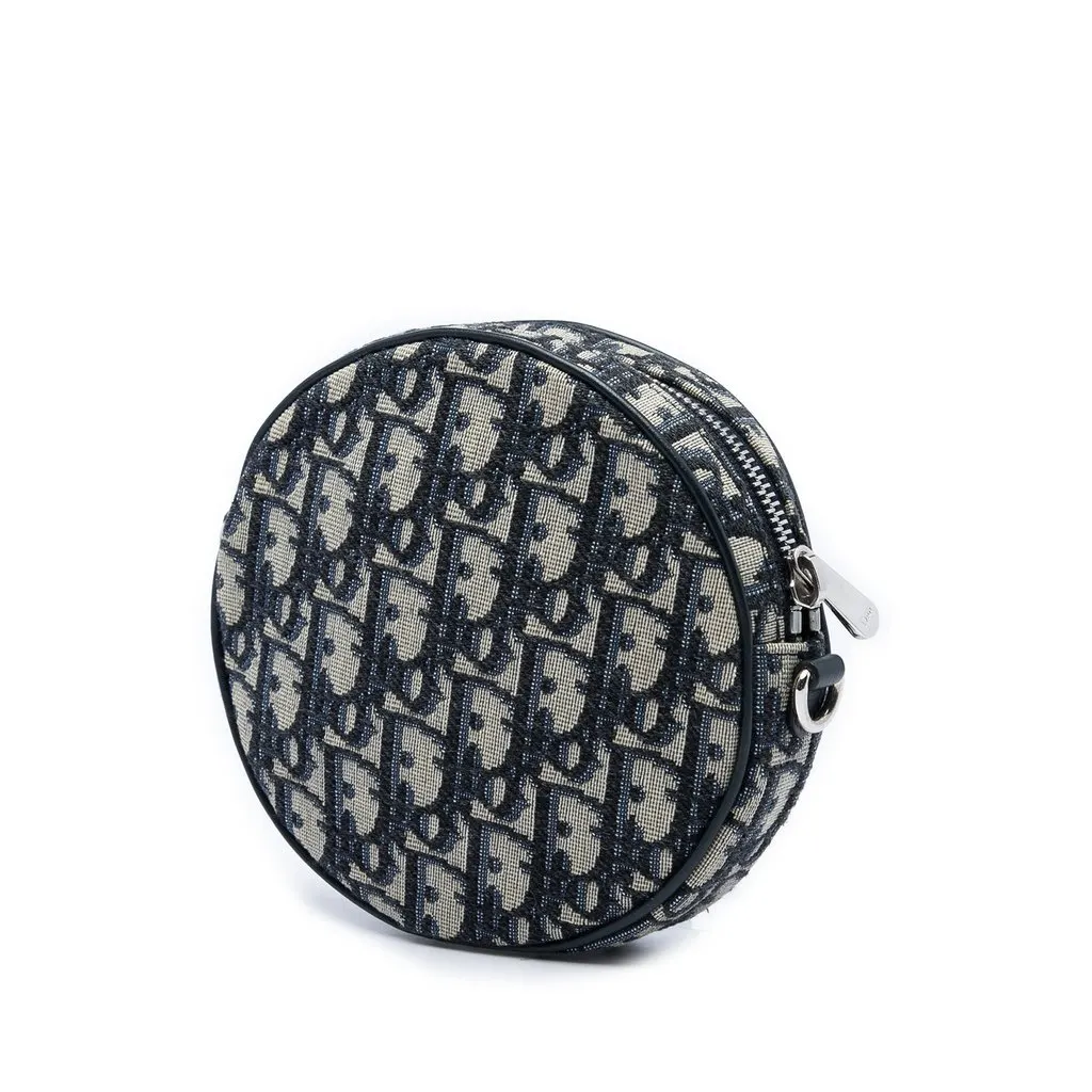 Dior Oblique Baby Ball Bag Blue Canvas Very good - Back View