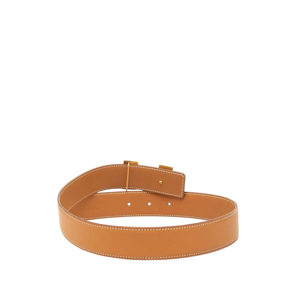Hermès Box Calf Constance H Reversible Belt Brown Leather Very good - Inside View