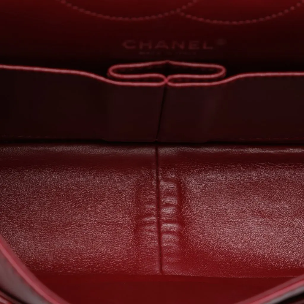 Chanel Quilted Aged Calfskin Reissue 2.55 Double Flap 226 Red Leather Very good - Model View