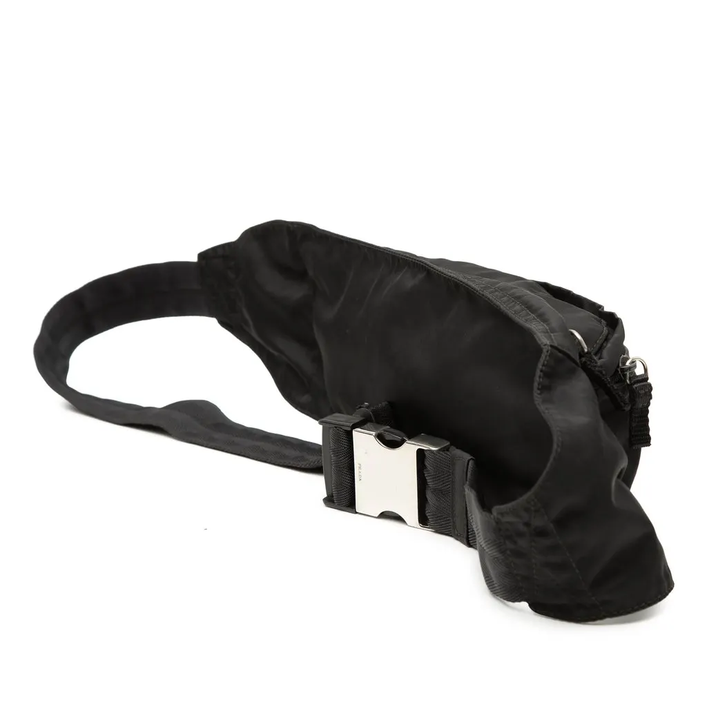 Prada Tessuto Belt Bag Black Very good - Back View