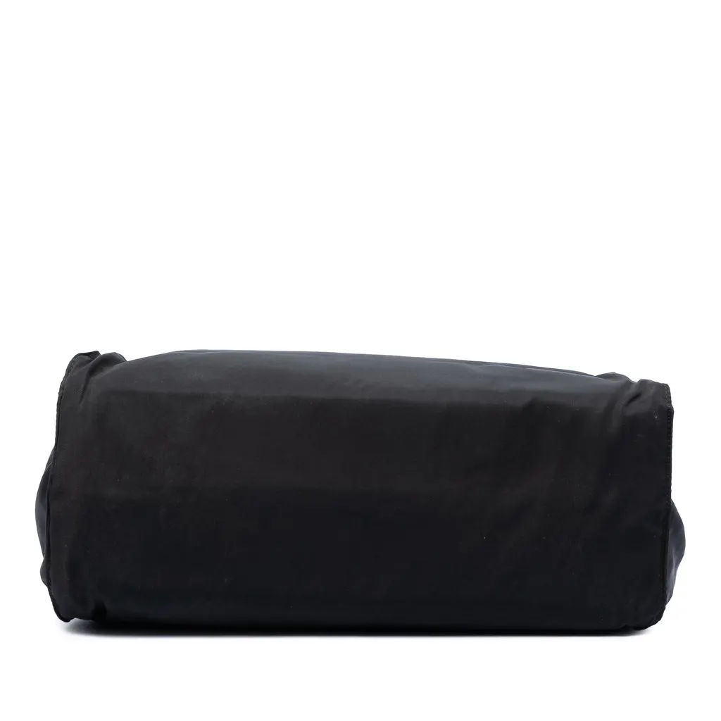 Prada Tessuto Metal Handle Bag Black Very good - Inside View