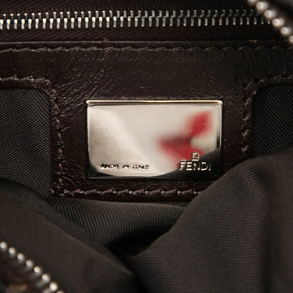 Fendi Zucca Canvas Chef Hobo Brown Very good - Box View