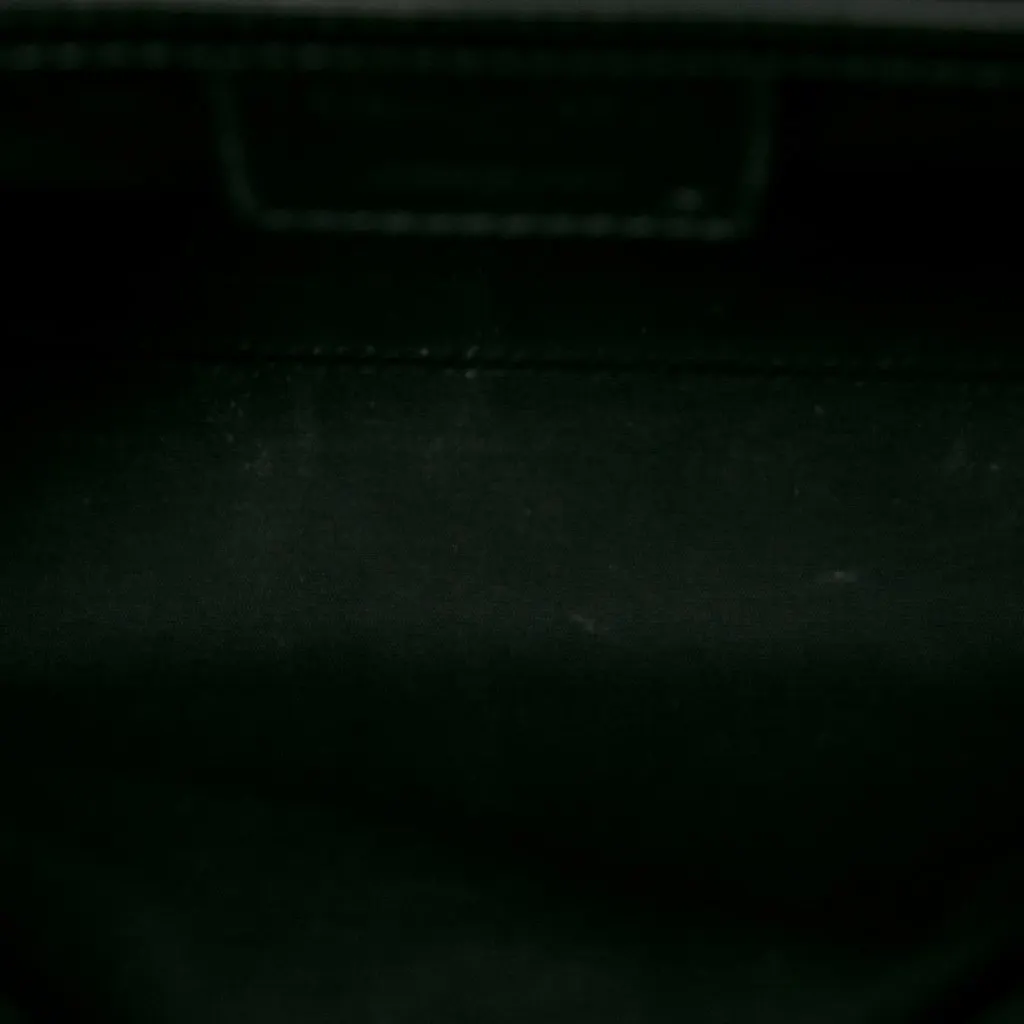 Dior Lambskin Cannage Soft Flap Black Leather Very good - Model View