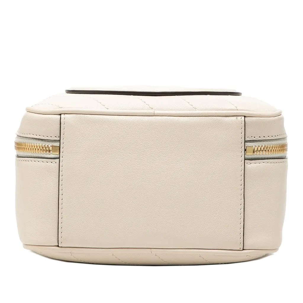 Gucci Matelasse Calfskin Blondie Top Handle Satchel White Leather Very good - Inside View