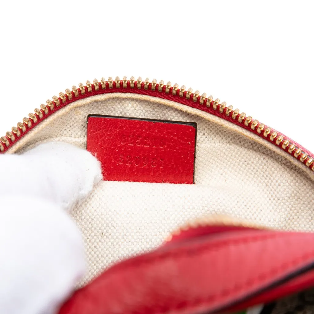 Gucci GG Supreme Apple Round Crossbody Beige Canvas Very good - Box View
