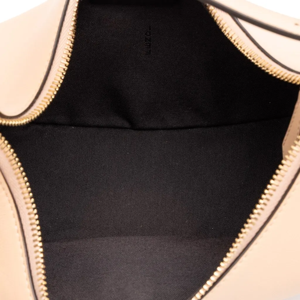 Fendi Small Leather Fendigraphy Hobo Pink Leather Very good - Model View