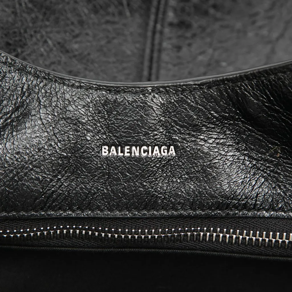 Balenciaga Large Arena Lambskin Motocross Le Cagole Carry All Tote Black Leather Very good - Box View