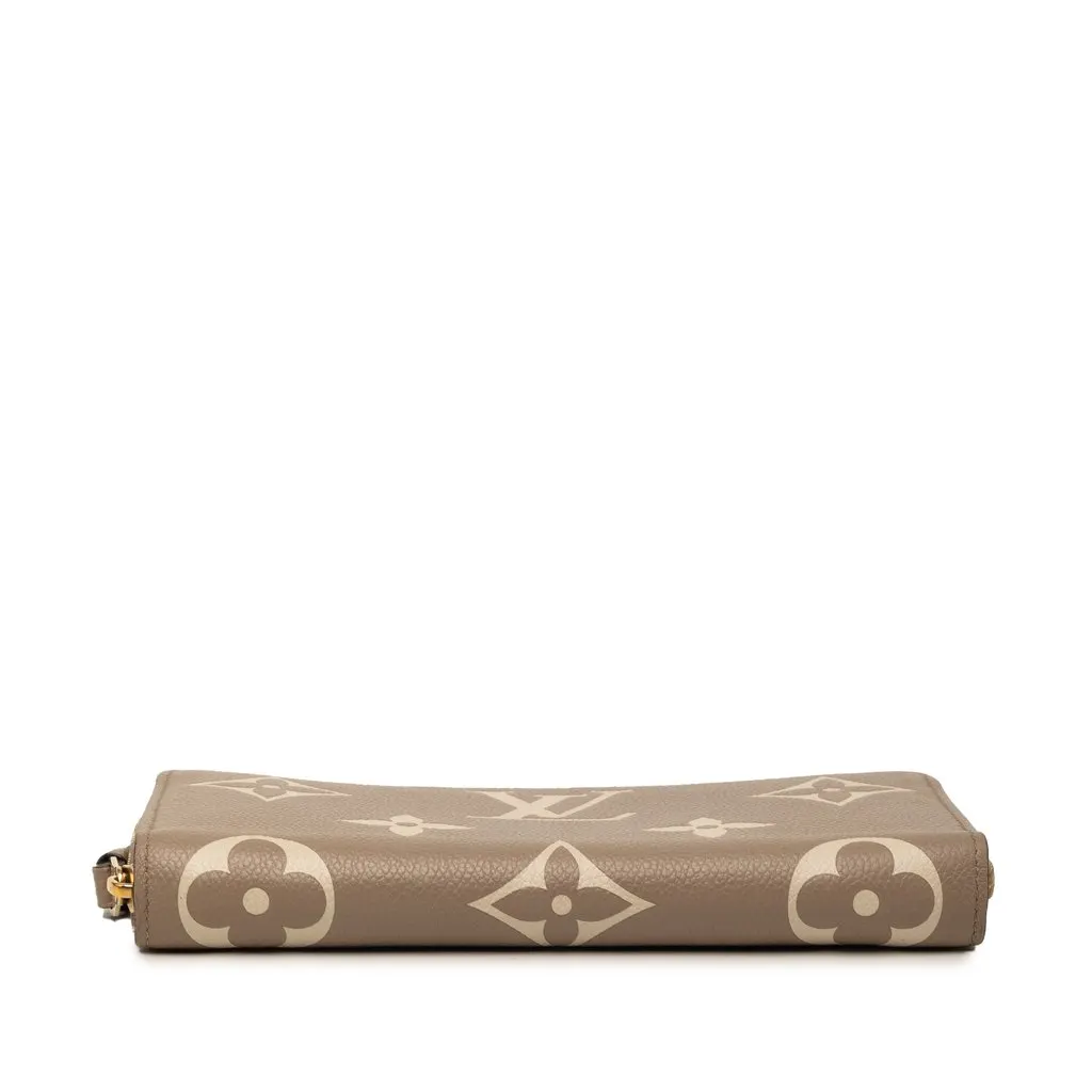 Louis Vuitton Bicolor Monogram Empreinte Giant Zippy Wallet Brown Leather Very good - Inside View