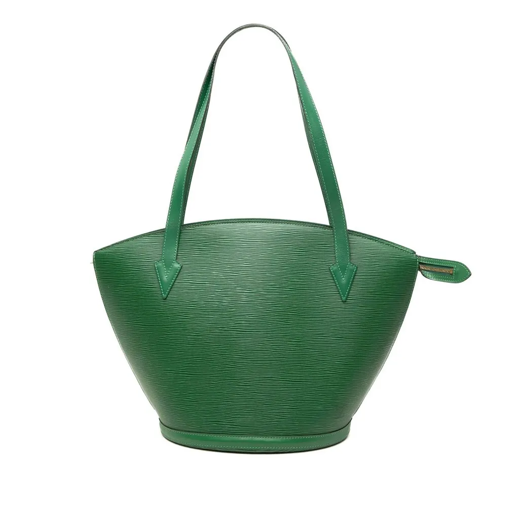 Louis Vuitton Epi Saint Jacques GM Long Strap Green Leather Very good - Front View