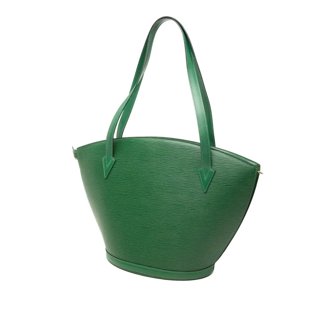 Louis Vuitton Epi Saint Jacques GM Long Strap Green Leather Very good - Back View
