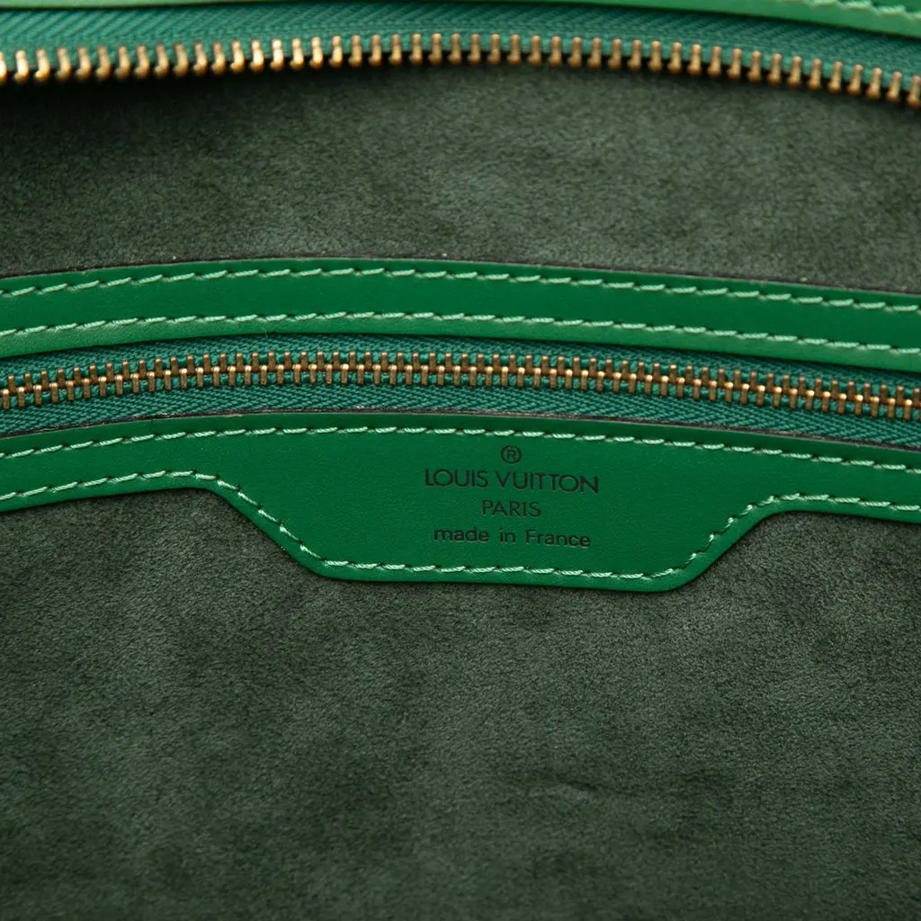 Louis Vuitton Epi Saint Jacques GM Long Strap Green Leather Very good - Box View