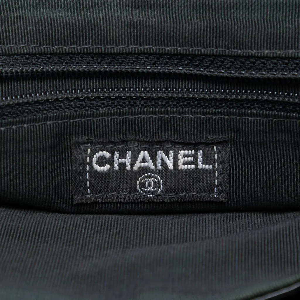 Chanel Chocolate Bar Patent Digital Flap Black Leather Very good - Box View