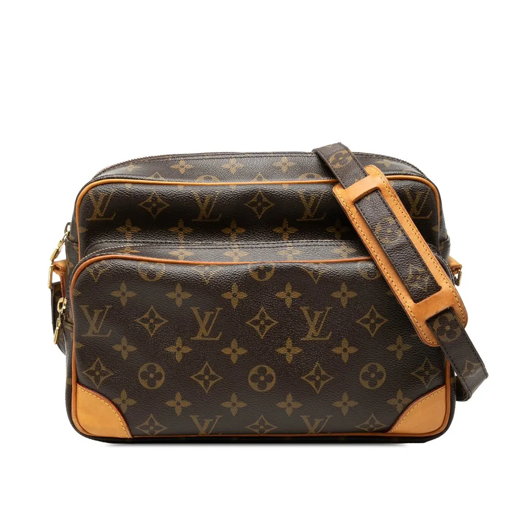 Louis Vuitton Monogram Nil Crossbody Brown Very good - Front View