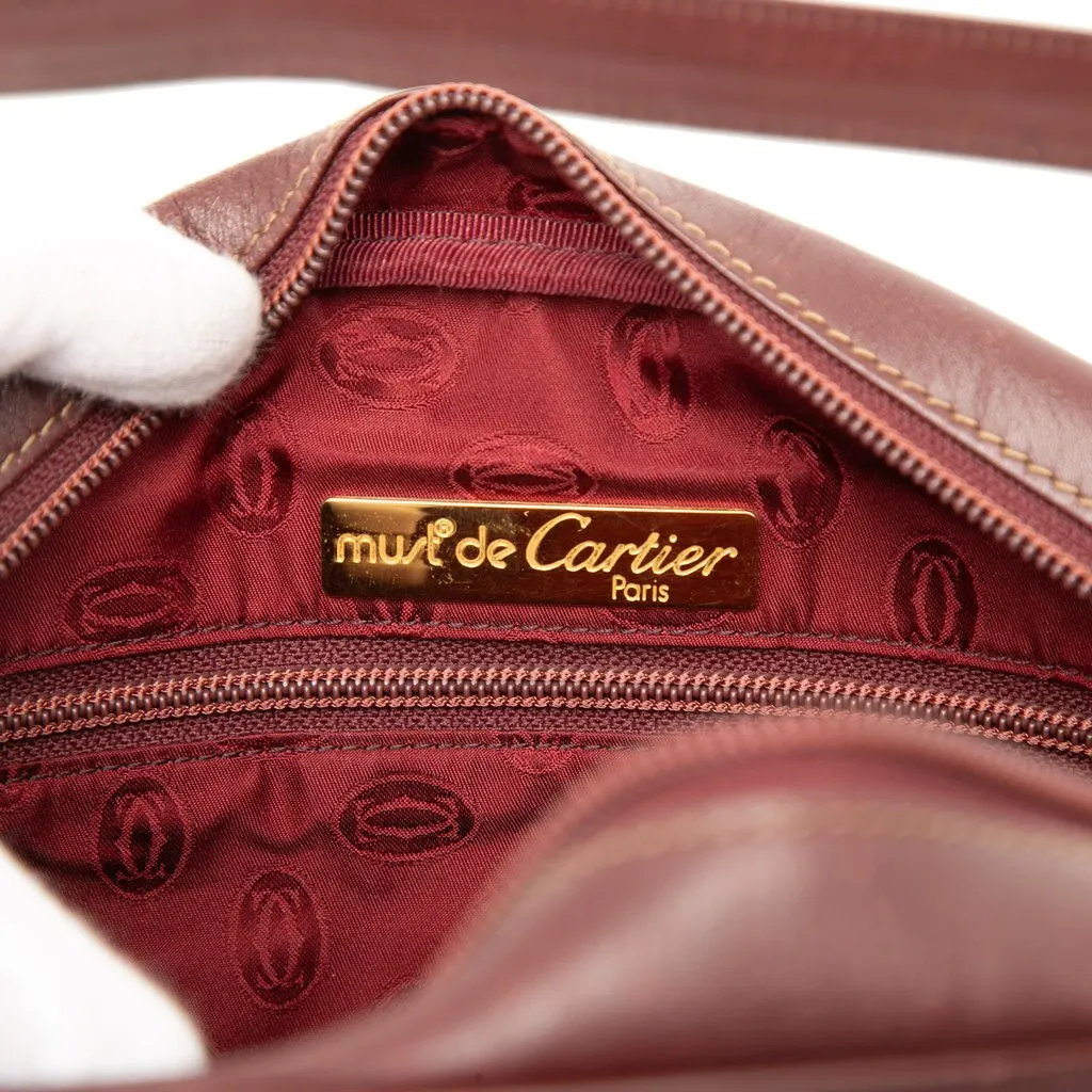 Cartier Leather Must De Cartier Crossbody Red Leather Very good - Box View