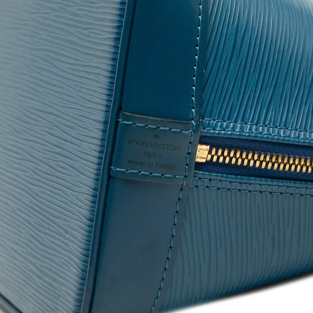Louis Vuitton Epi Alma PM Blue Leather Good - Box View