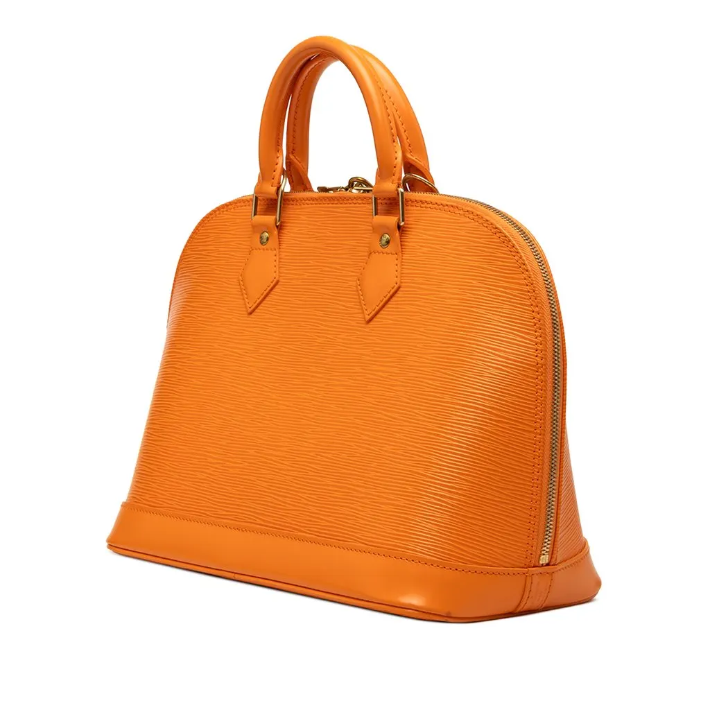 Louis Vuitton Epi Alma PM Orange Leather Very good - Back View
