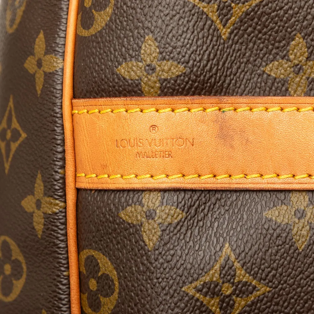 Louis Vuitton Monogram Keepall Bandouliere 60 Brown Canvas Good - Box View