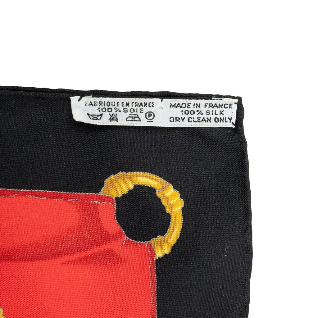 Hermès Soleil de Soie Silk Scarf 90 Gold Silk Very good - Box View