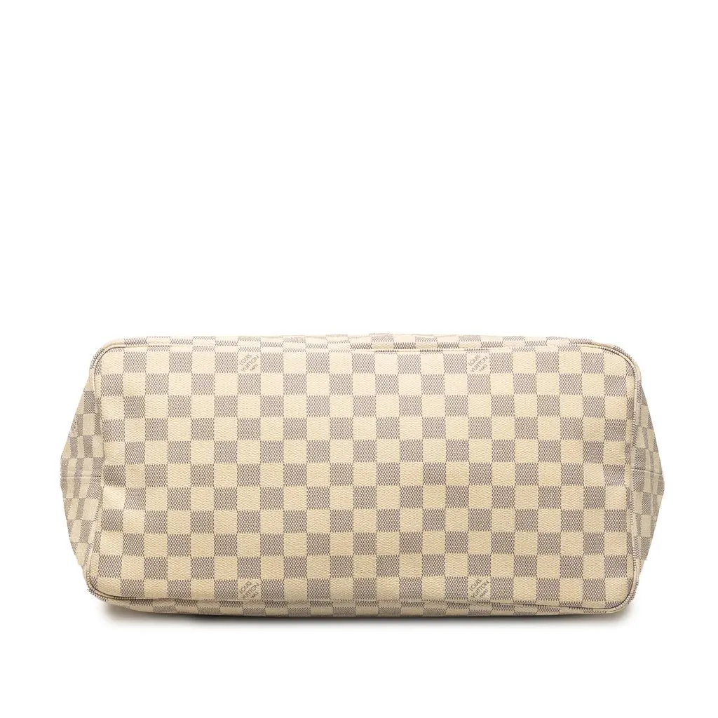 Louis Vuitton Damier Azur Neverfull GM White Very good - Inside View