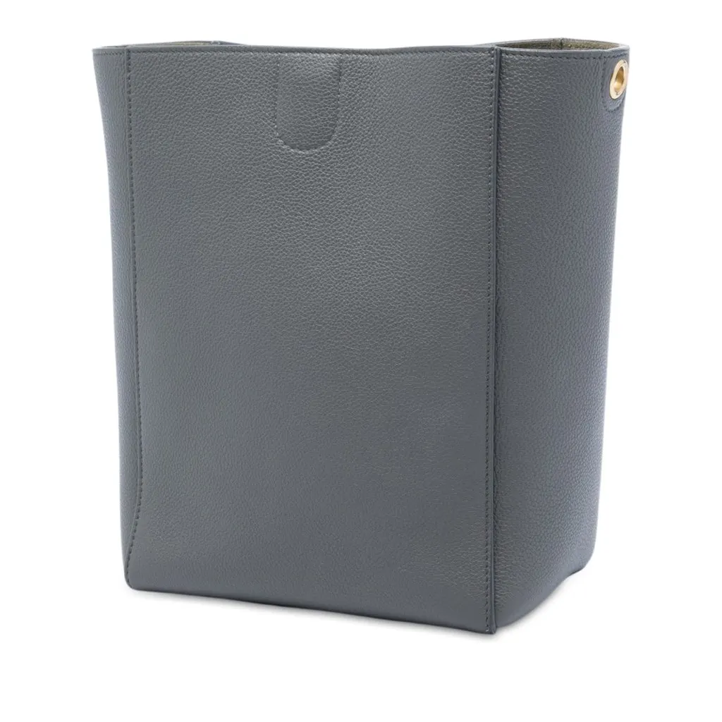 Celine Small Soft Grained Calfskin Seau Sangle Bucket Bag MultiColor Leather Very good - Back View