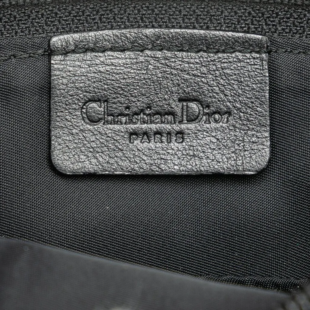Dior Mini Diorissimo Trotter Canvas Street Chic Handbag Black Good - Box View