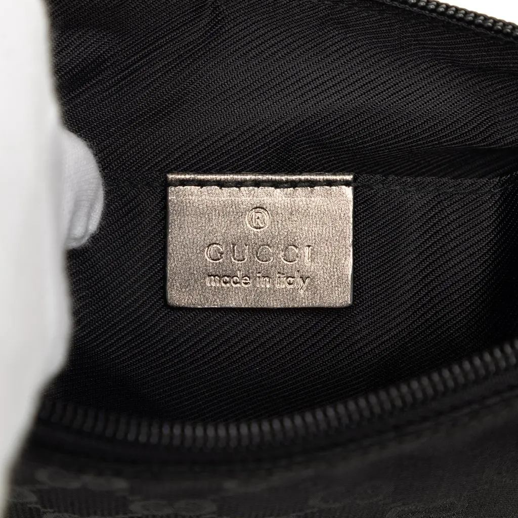Gucci GG Canvas Shoulder Bag Black Canvas Very good - Box View