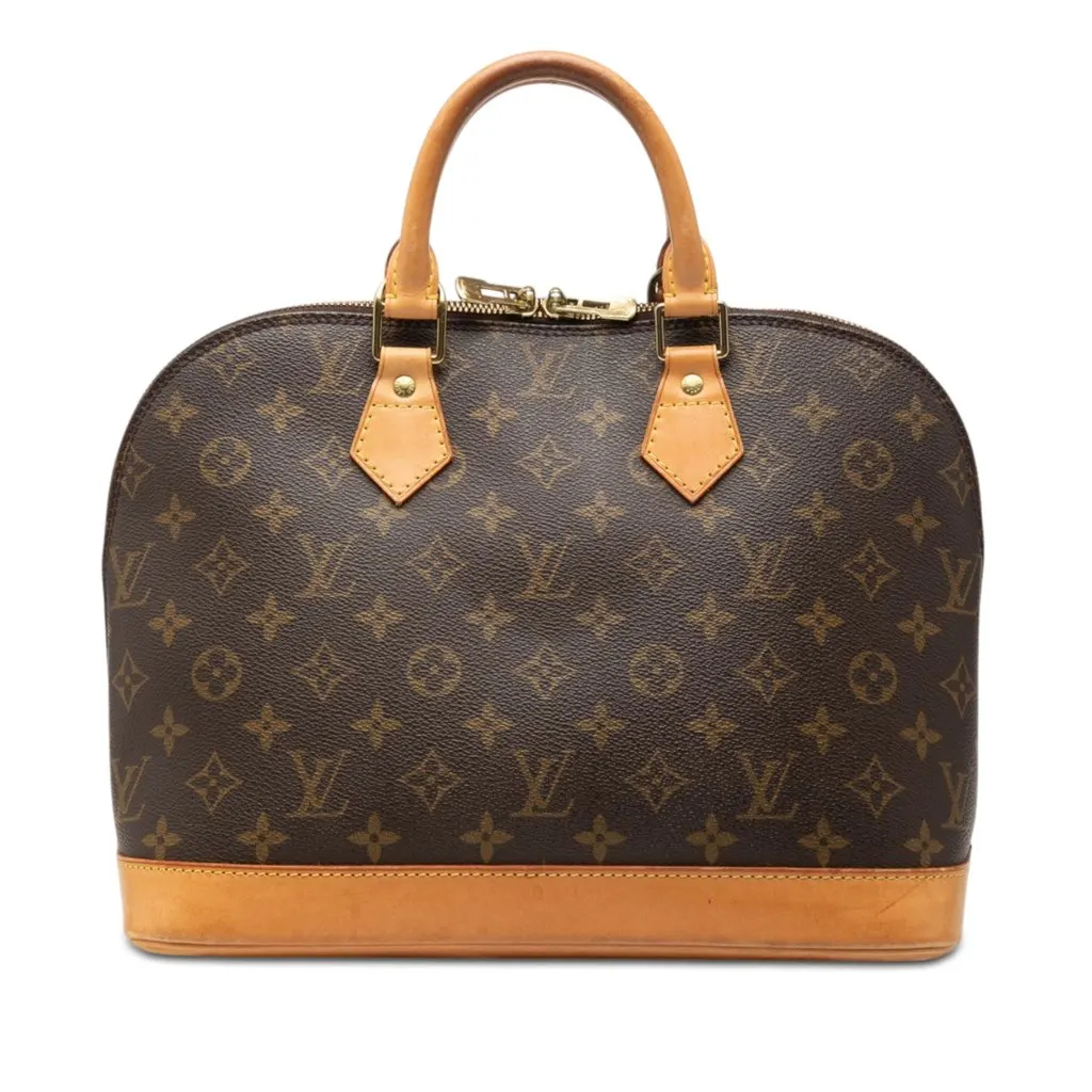 Louis Vuitton Monogram Alma PM Brown Canvas Very good - Front View