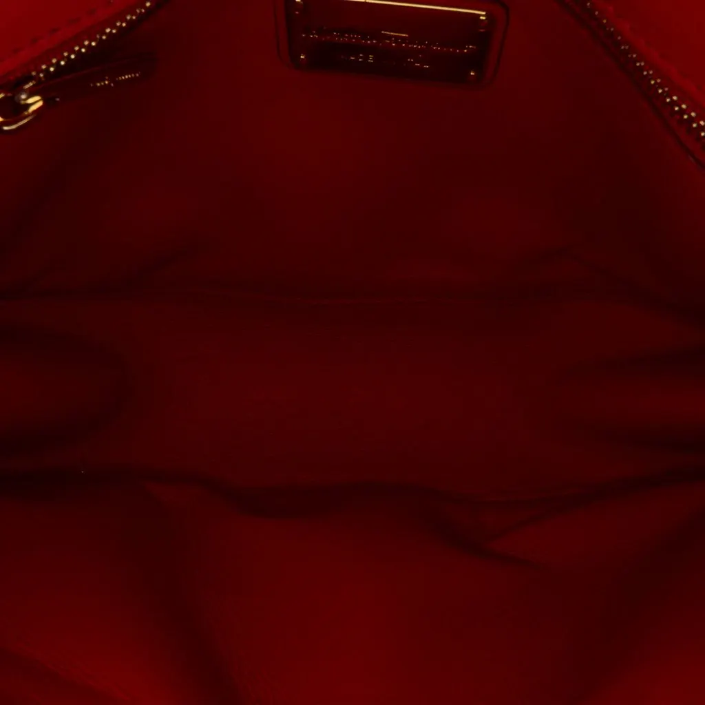 Salvatore Ferragamo Vara Shoulder Bag Red Leather Good - Box View