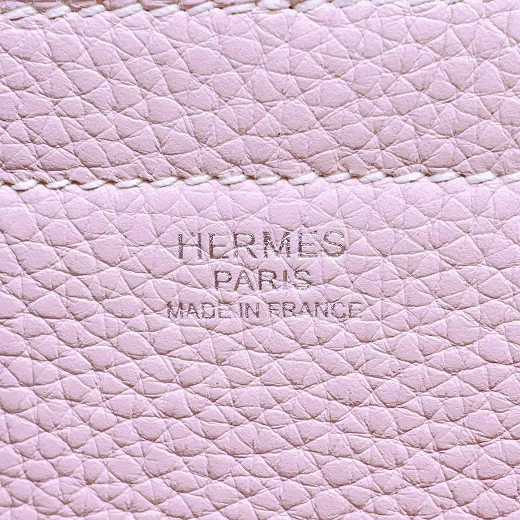 Hermès Clemence Cabasellier 31 Pink Leather Very good - Box View