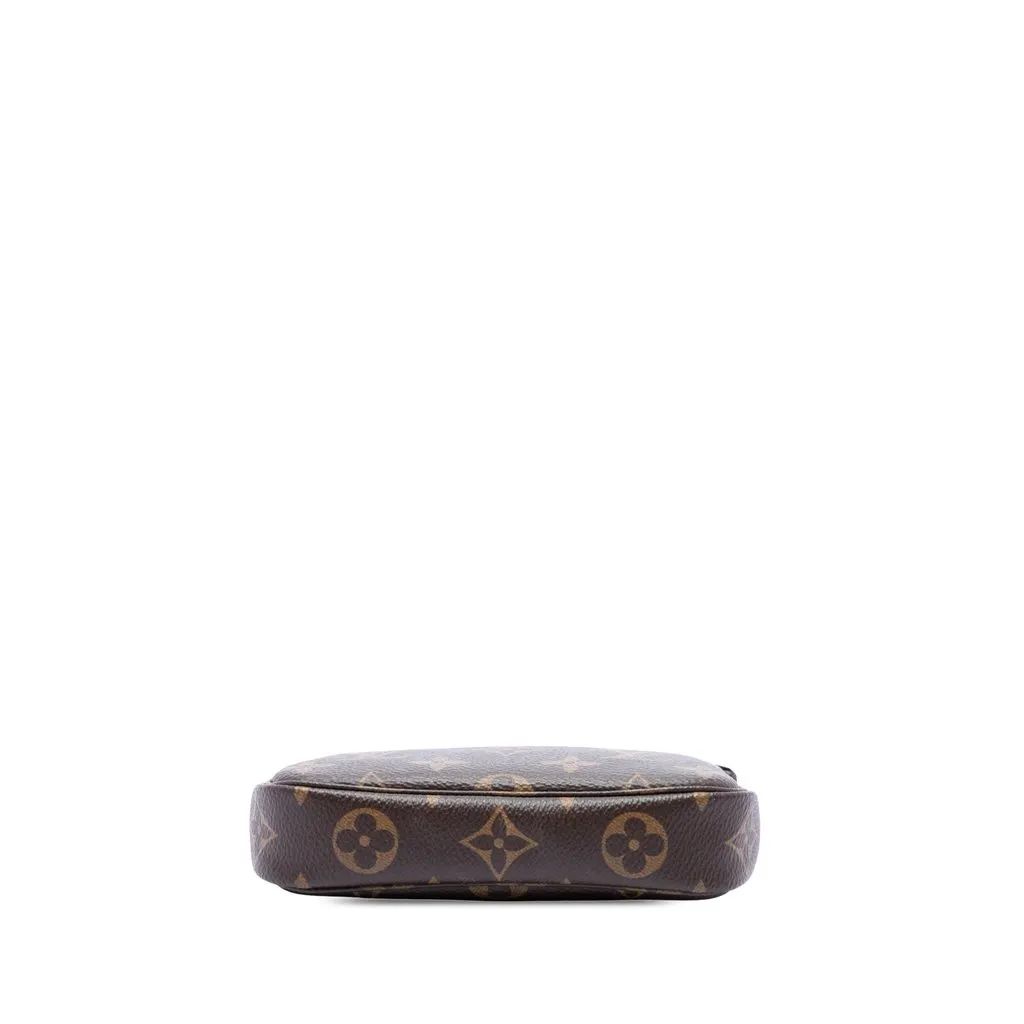 Louis Vuitton Monogram Mini Pochette Accessoires Brown Very good - Inside View
