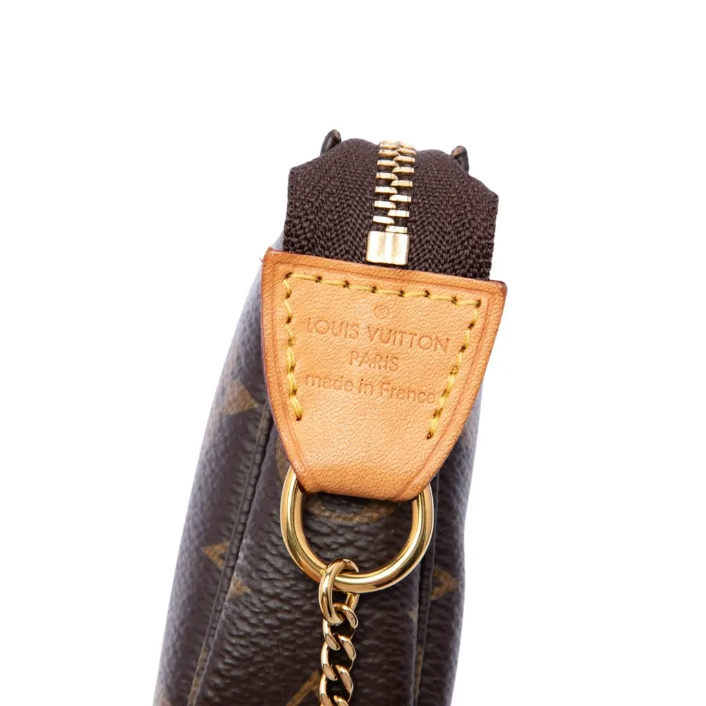 Louis Vuitton Monogram Mini Pochette Accessoires Brown Very good - Box View