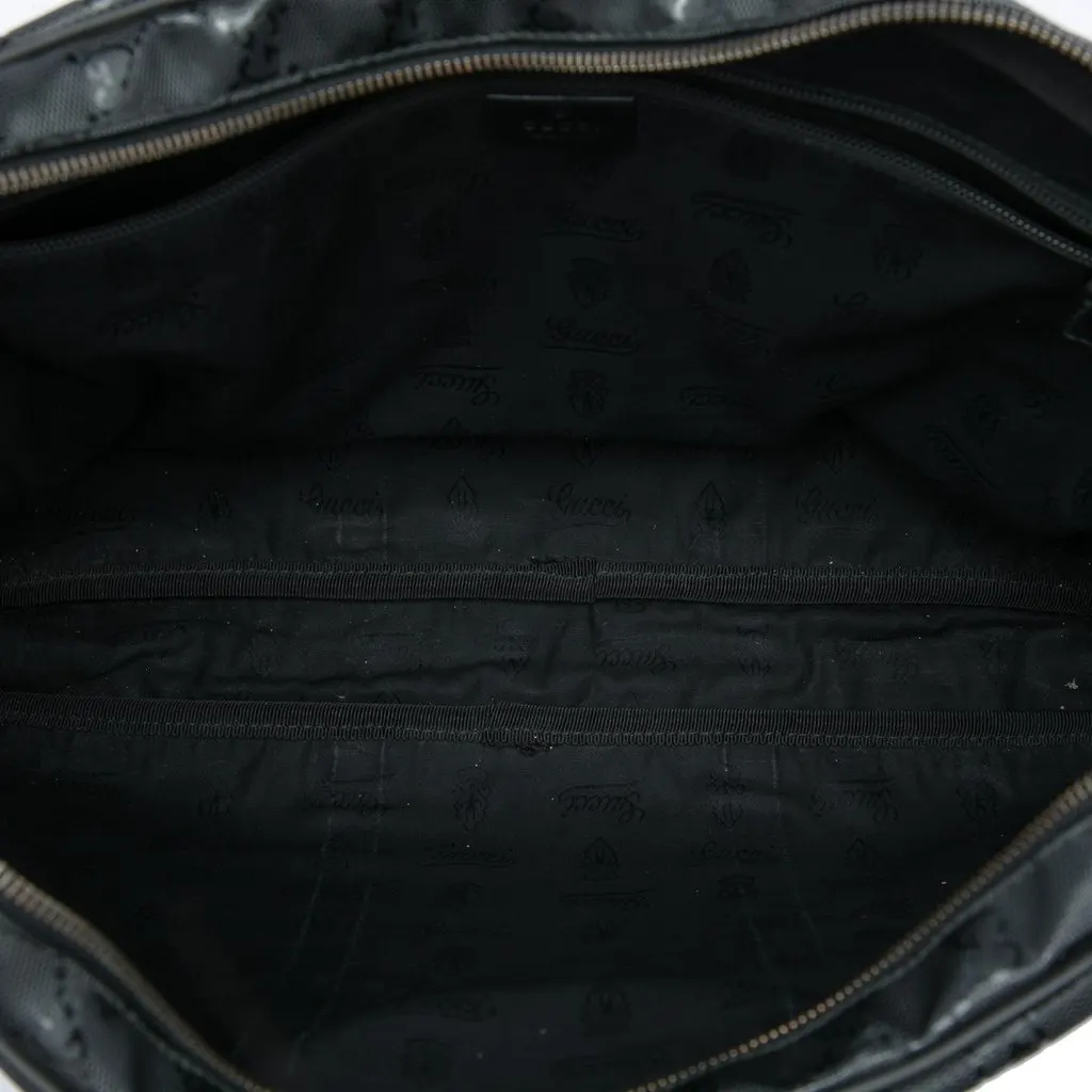 Gucci GG Imprime Business Bag Black Canvas Very good - Model View
