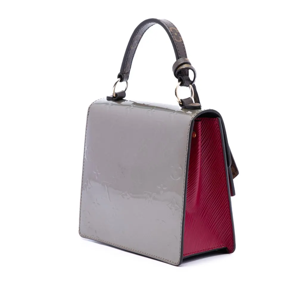 Louis Vuitton Monogram Vernis Spring Street Brown Leather Very good - Back View