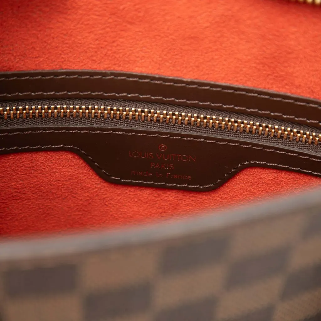 Louis Vuitton Damier Ebene Venice Sac Plat Brown Very good - Box View
