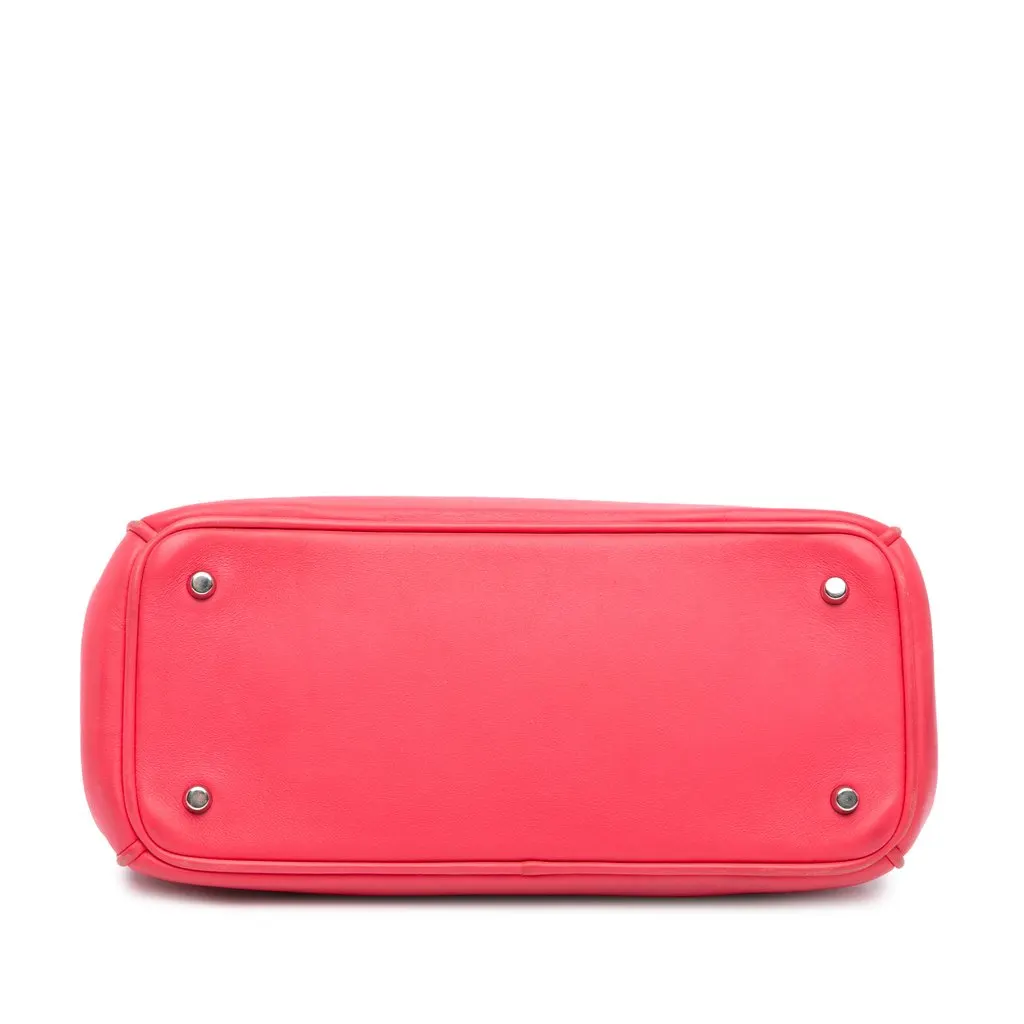 Dior Small Leather Diorissimo Satchel Pink Leather Very good - Inside View