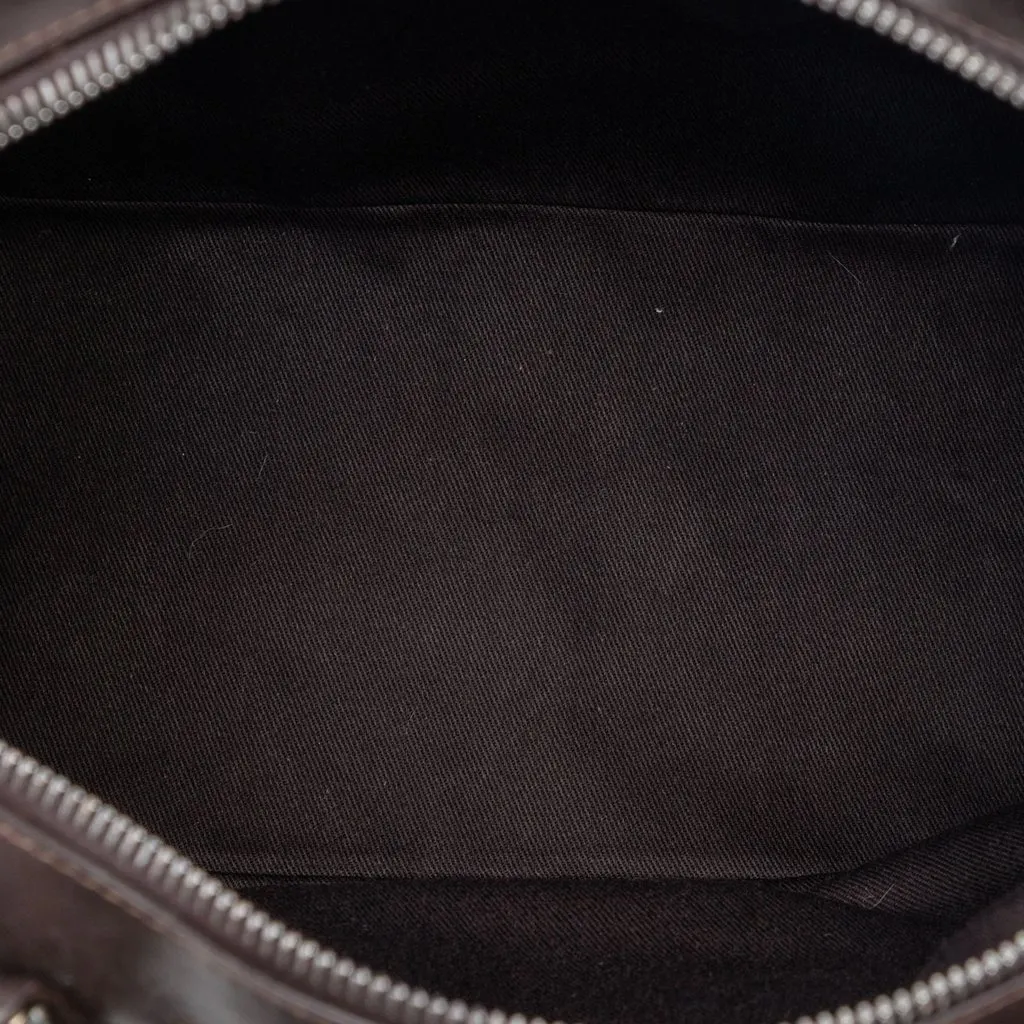Celine C Macadam Canvas Handbag Beige Very good - Model View