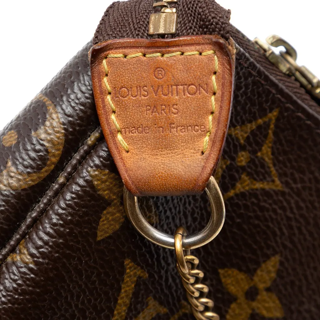 Louis Vuitton Monogram Mini Pochette Accessoires Brown Very good - Box View