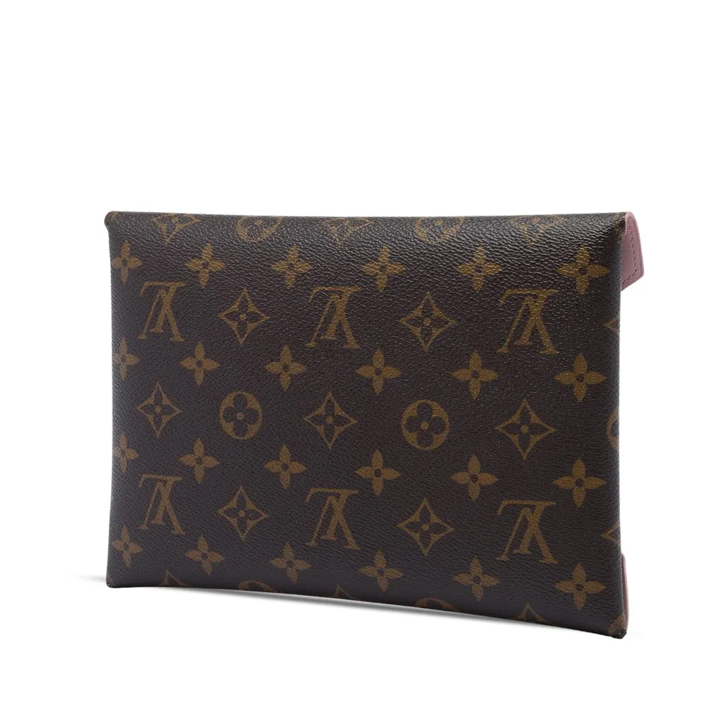 Louis Vuitton Monogram Pochette Kirigami GM Brown Very good - Back View
