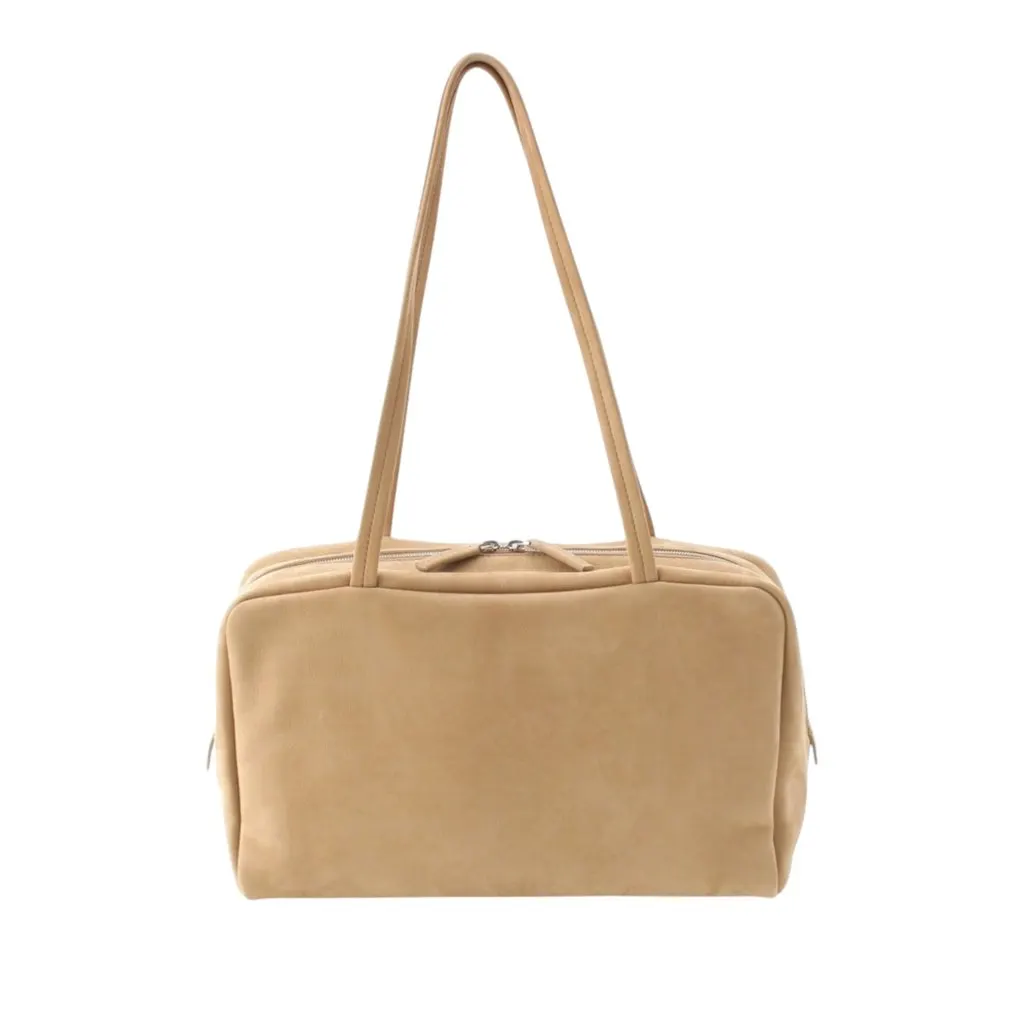 The Row Nubuck Astra Shoulder Bag Beige Leather Very good - Front View