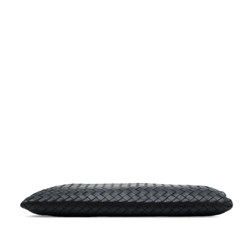 Bottega Veneta Nappa Intrecciato Clutch Black Leather Very good - Inside View