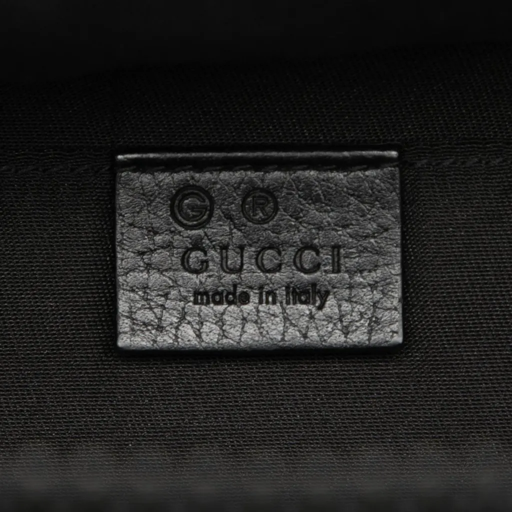 Gucci GG Nylon Web Belt Bag Black Very good - Box View