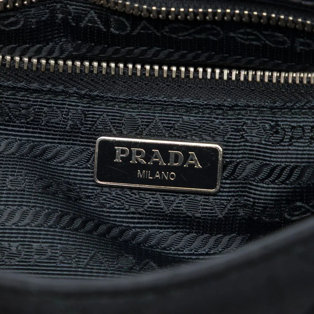 Prada Impuntu Tessuto Crossbody Black Polyamide Very good - Box View