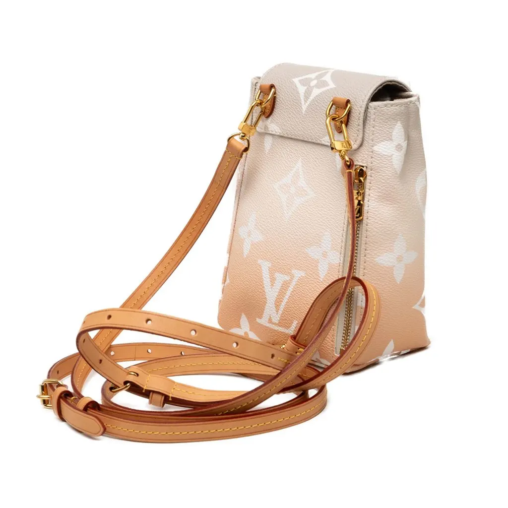 Louis Vuitton Monogram Giant By The Pool Tiny Backpack Orange Very good - Back View