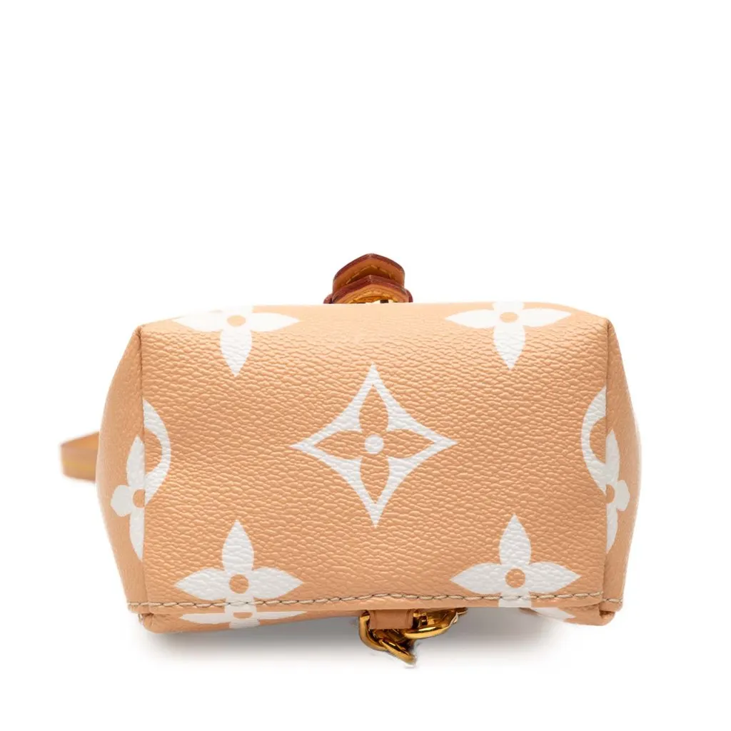 Louis Vuitton Monogram Giant By The Pool Tiny Backpack Orange Very good - Inside View