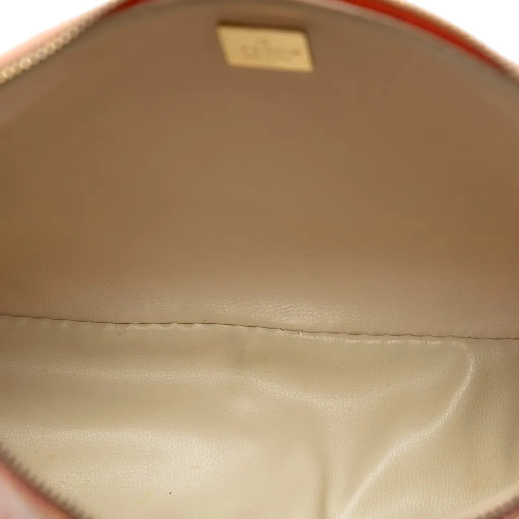 Fendi Zucchino Crystal Pochette Orange Very good - Model View