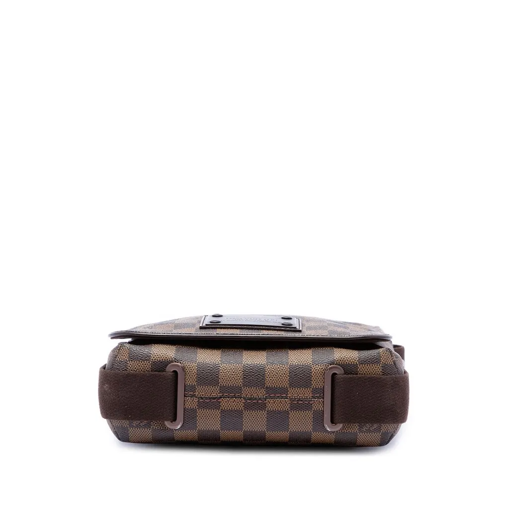 Louis Vuitton Damier Ebene Brooklyn PM Brown Canvas Very good - Inside View
