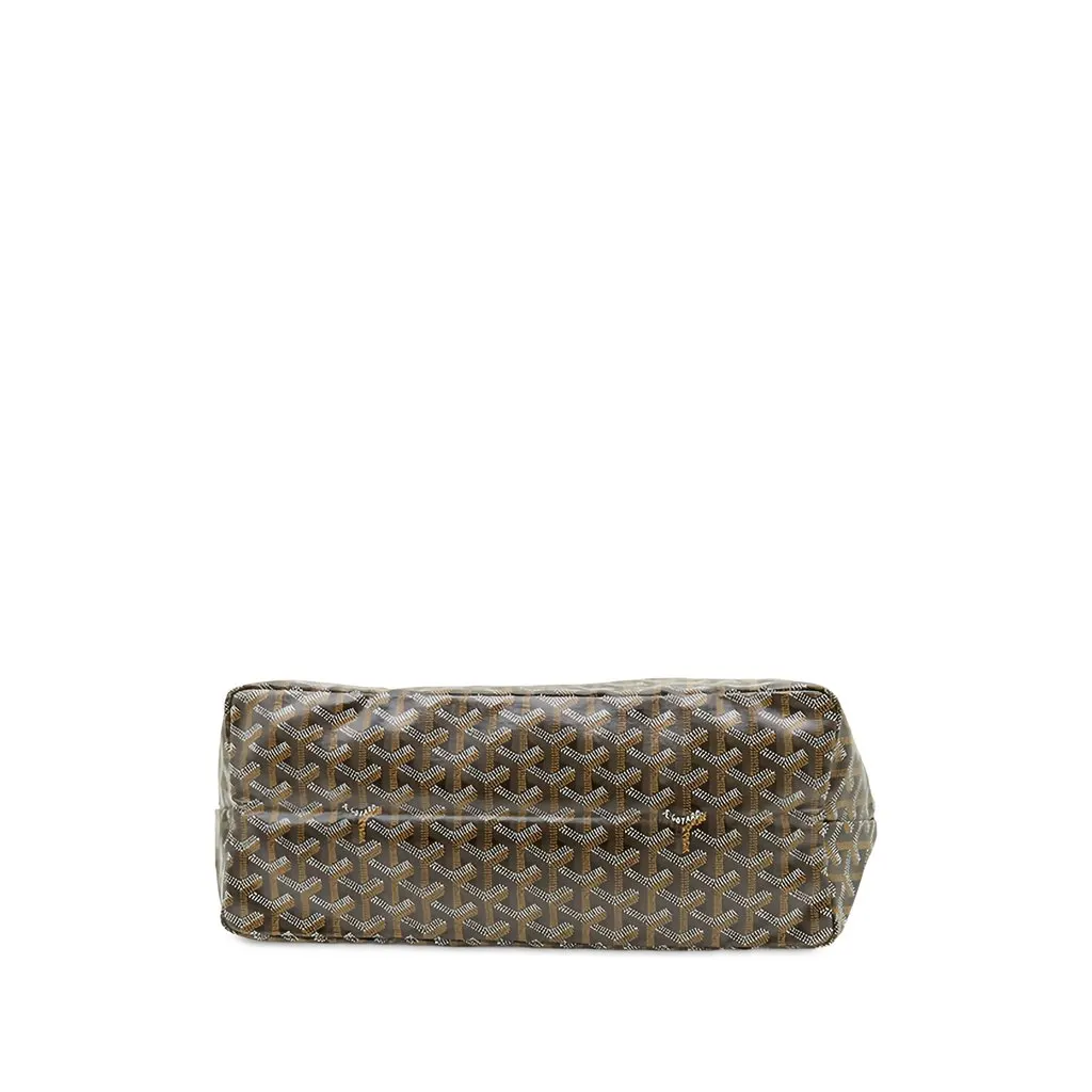 Goyard Goyardine Saint Louis PM Black Canvas Very good - Inside View