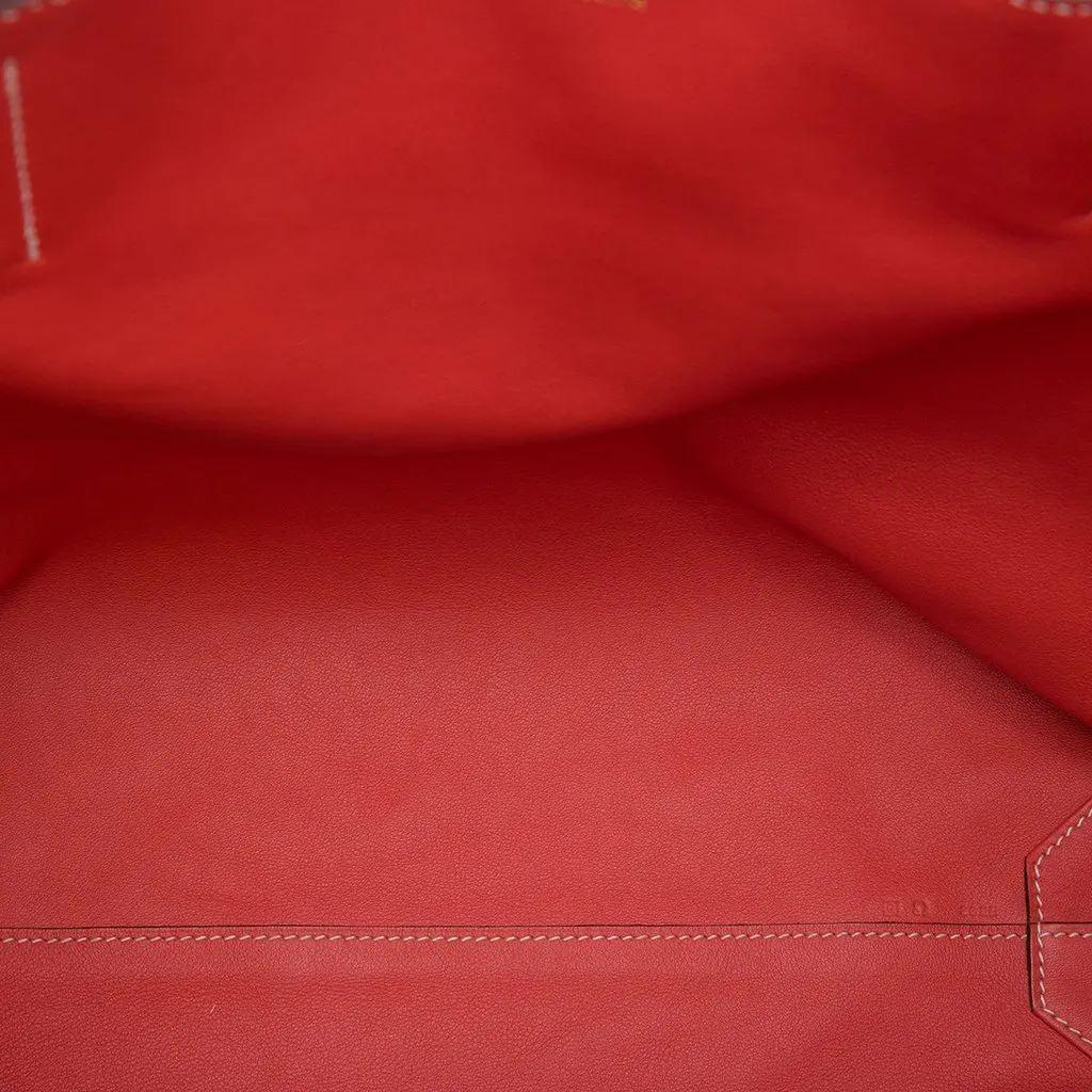 Hermès Clemence Double Sens 36 Red Leather Very good - Model View