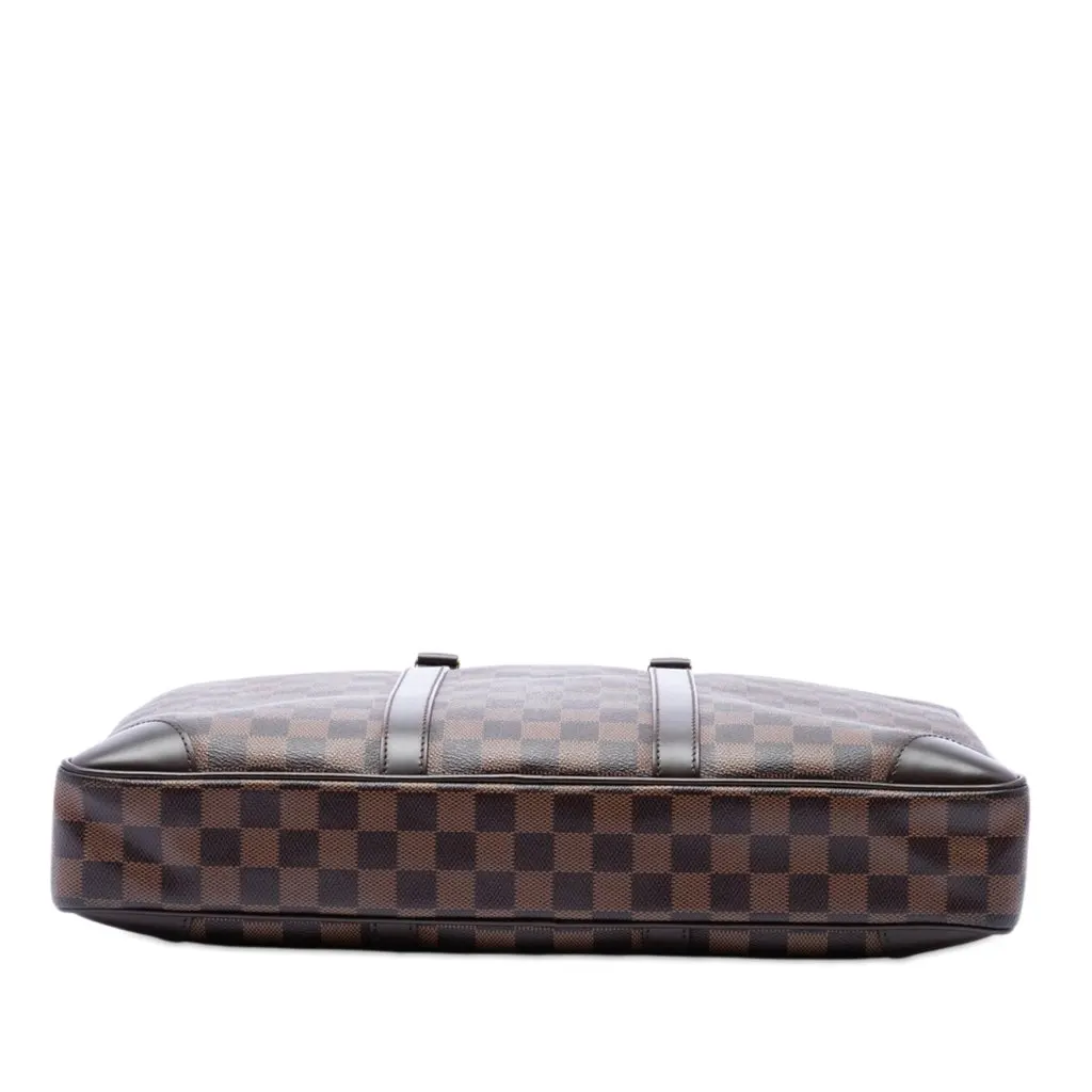 Louis Vuitton Damier Ebene Porte Documents Voyage PM Brown Very good - Inside View